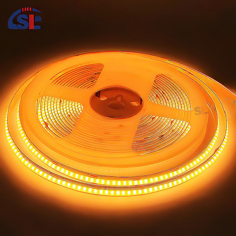 전기판 COB 24v COB 608Ds 8mm Ra 85 LED 라이트 스트립 3000K-6500K 주거용 이상