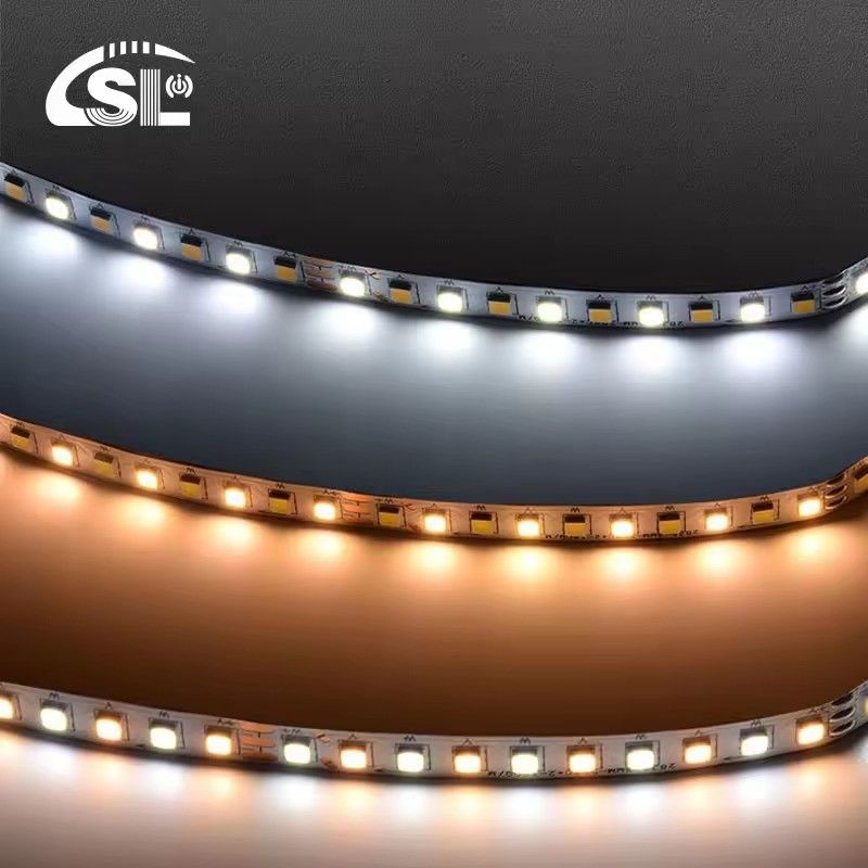 4000K CCT 8mm 너비 LED 유연 스트립 라이트 12V 120leds /m 가정 조명 솔루션