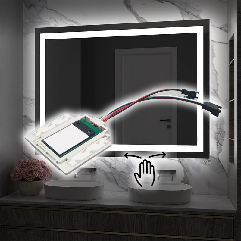 DC12V 5A 60W 스마트 LED 라이트 1-6mm 수은 미러 수동 스캔 디밍 스위치