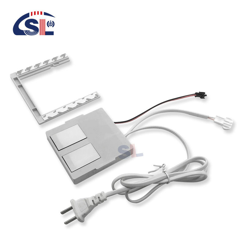 110V 240VAC 이중 키 욕실 LED 조명 단일 / 세 가지 색상 켜고 / 끄고 디머 터치 센서 스위치